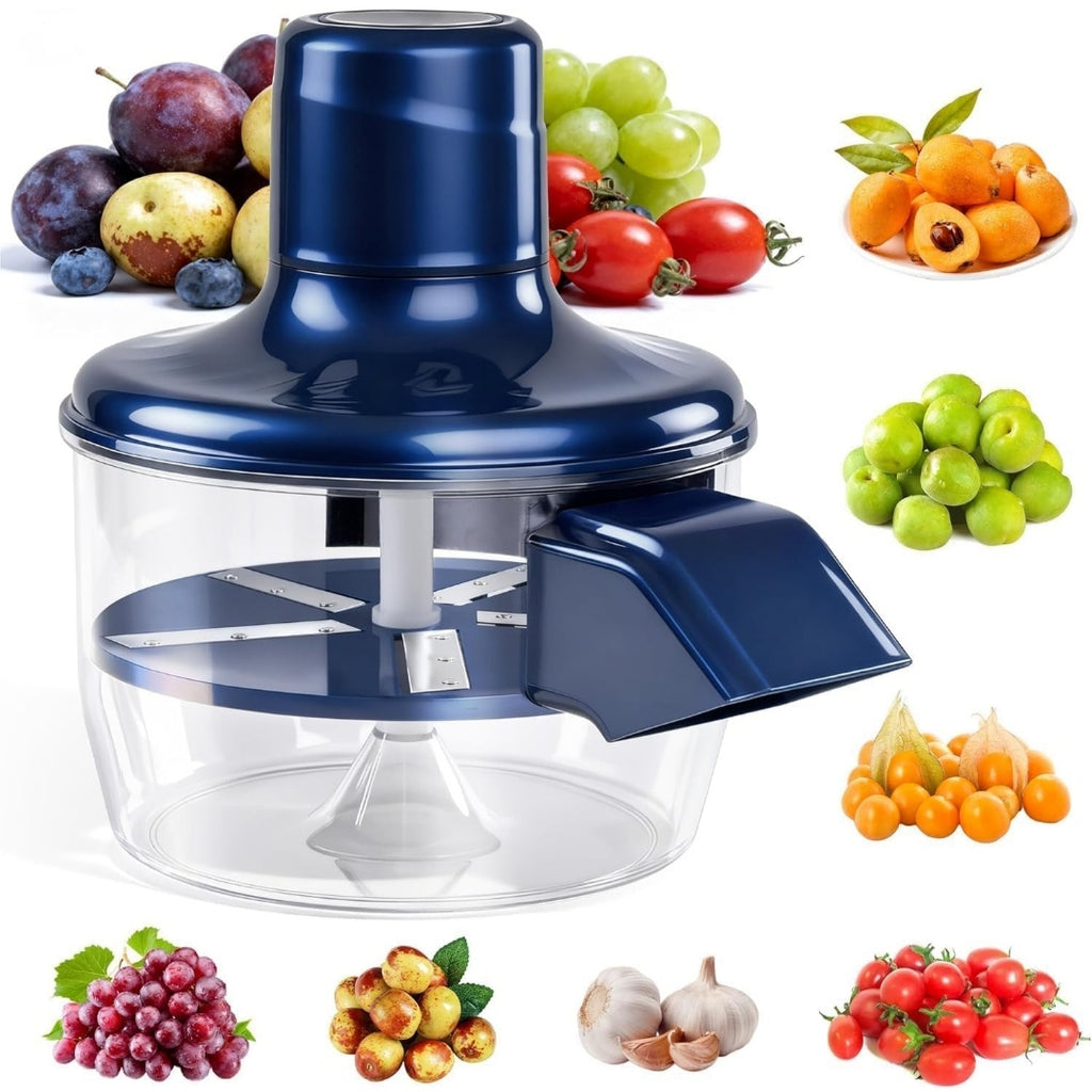 Electric Automatic Garlic Peeler Machine 5 Blade 50W Rechargeable Kitchen Peeling Tool for Vegetables