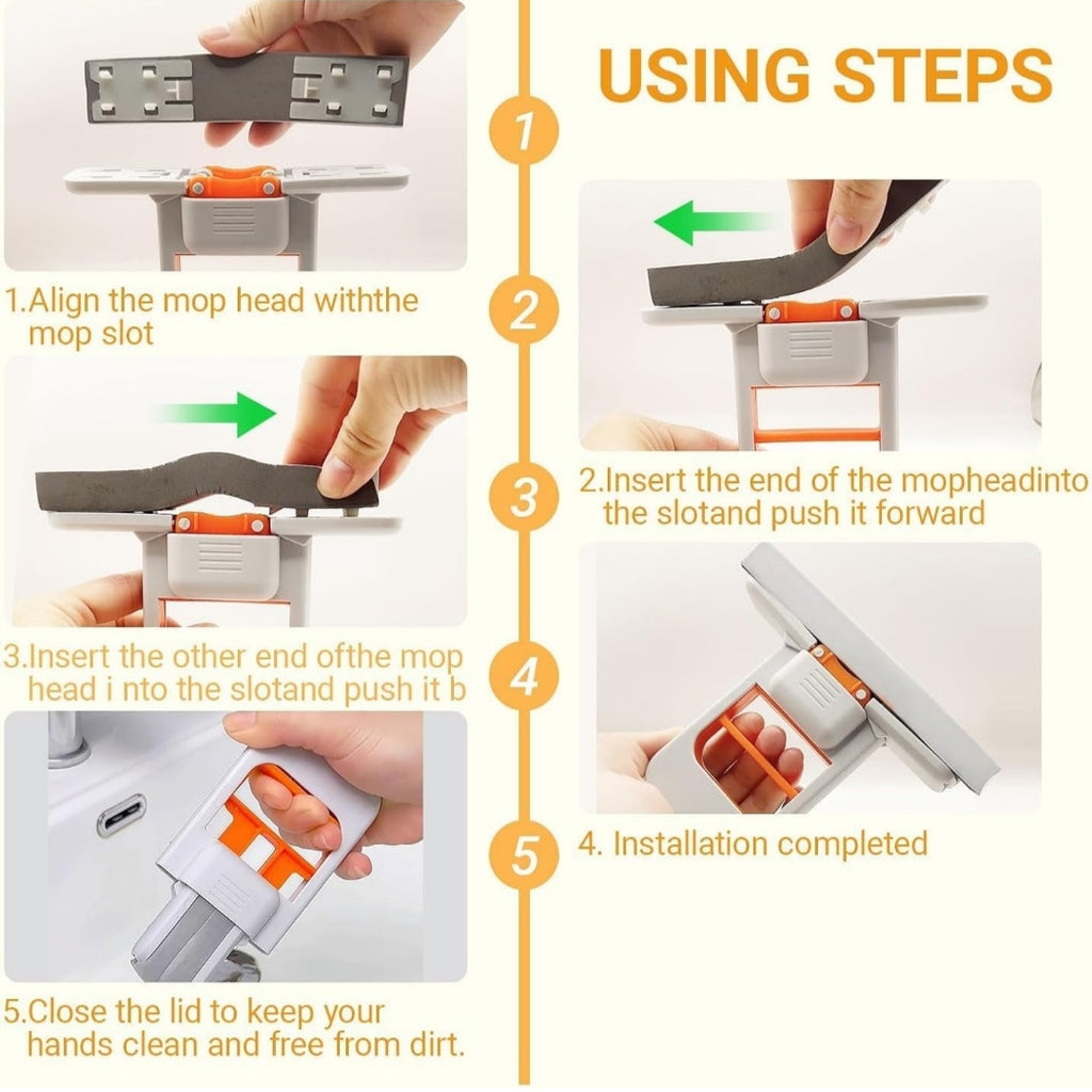 Mini Foldable Desktop Mop
Clean spills, dust, and stains quickly with this compact and easy-to-use mini mop.