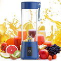 Portable Blender 6 Blade USB Juicer Bottle Portable Juice Blender USB Juicer Juice Mixer Bottle Rechargeable Juice Blender for Shakes Fruits & Vegetables Electric Grinder